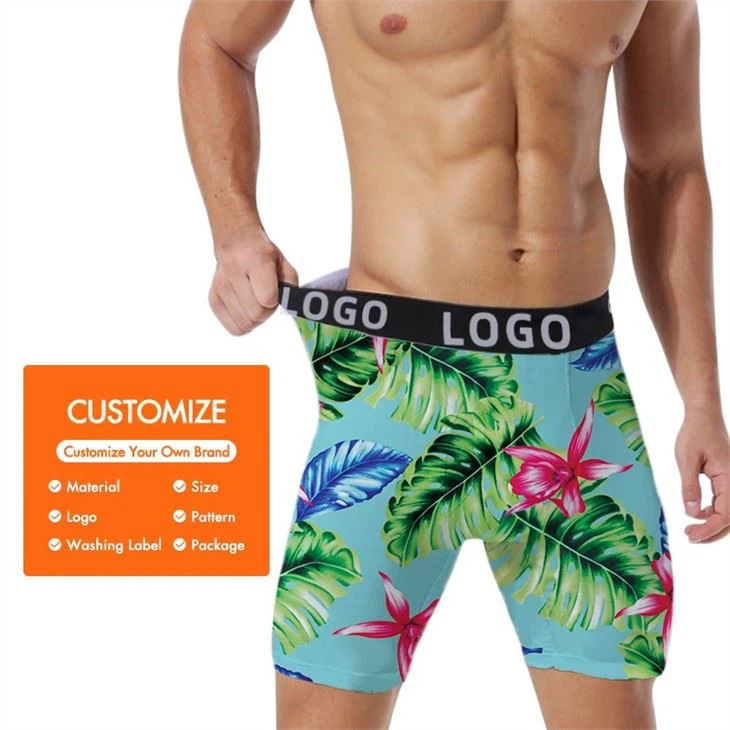 Custom Polyester Underwear Men Boxer Briefs